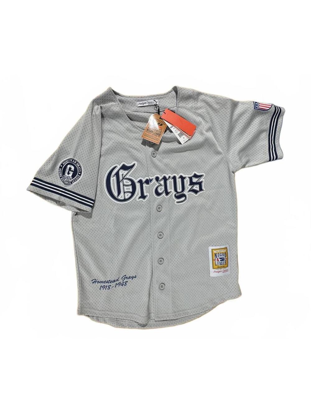 Headgear Classics Homestead Grays Button-Up Baseball Jersey